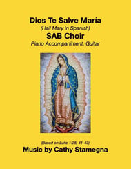 Dios Te Salve, Maria (SAB Choir) SAB choral sheet music cover Thumbnail